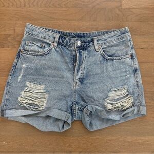 H&M Denim Distressed Women's Shorts